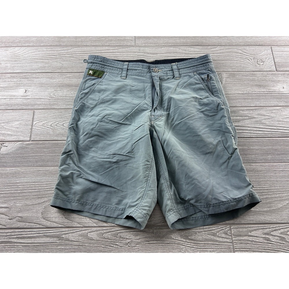 Howler Bros Horizon Hybrid Shorts Mens 31 Blue Grey Nylon Ripstop Outdoor Hiking